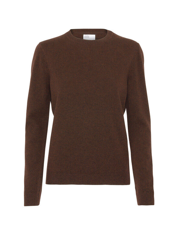 naiste meriinovillane kampsun coffee brown