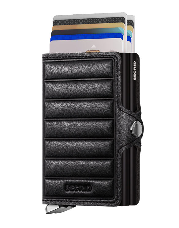 Secrid Accessories Wallets & cardholders Twinwallets Premium Twinwallet Emboss Lines Black TEl-Black