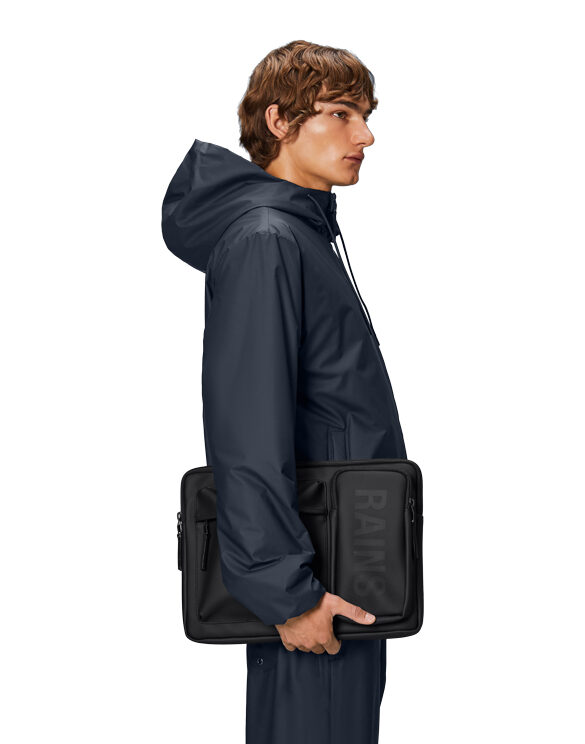 Rains 16670-01 Black Texel Laptop Case 15"/16" Black Sülearvuti Ümbris Aksessuaarid Kotid Sülearvuti kotid