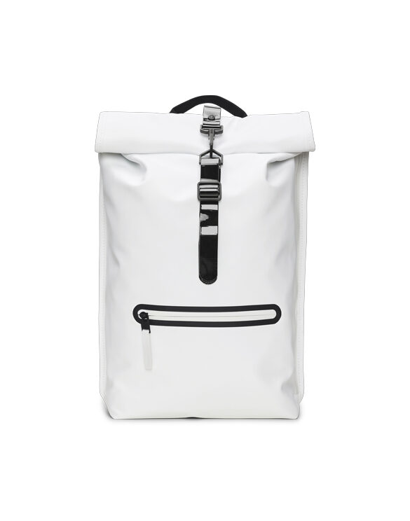 Rains 14540-30 Powder Rolltop Rucksack Contrast Powder Accessories Bags Backpacks