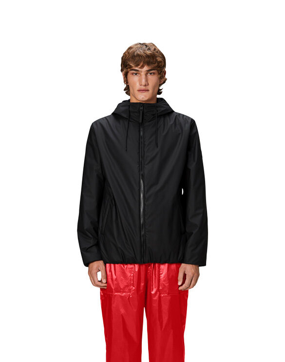 Rains 15770-01 Black Lohja Insulated Jacket Black Jope Mehed Naised Ülerõivad  Kevad-sügis joped
