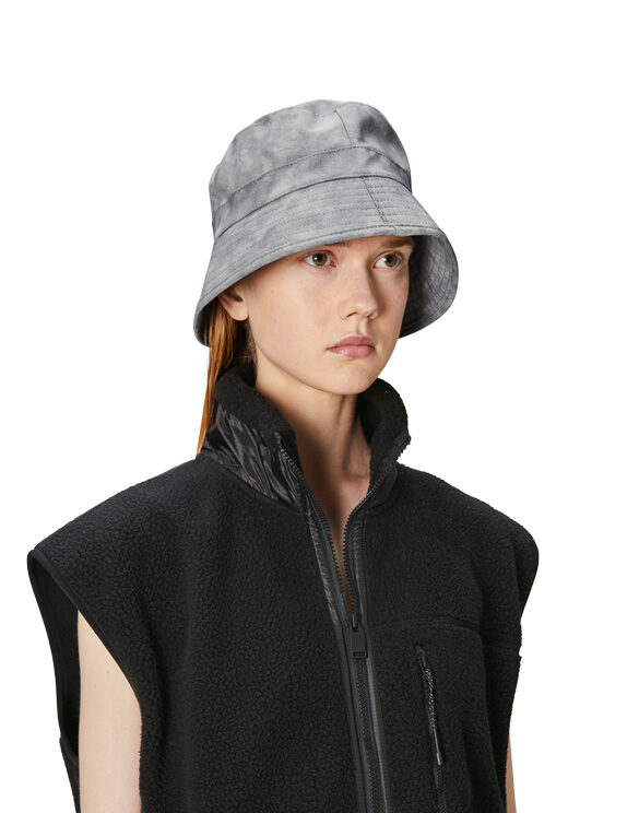 Rains 20010-38 Distressed Grey Bucket Hat Distressed Grey Vihmamüts Aksessuaarid  Mütsid  Vihmamütsid