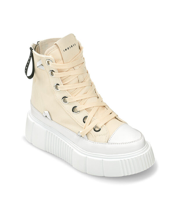 Inuikii Matilda Canvas High Beige Ketsid 30103-024-Beige Naiste jalanõud Jalatsid