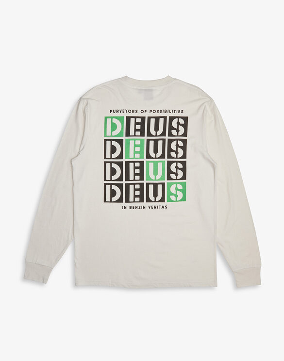 Deus Ex Machina Mehed Särgid Tictac Ls Tee Vintage White Pluus DMP241255-Vintage White