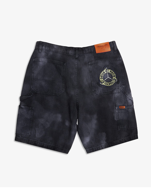 Deus Ex Machina Mehed Püksid Big Fella Dyed Anthracite Lühikesed Püksid DMP243270-Anthracite