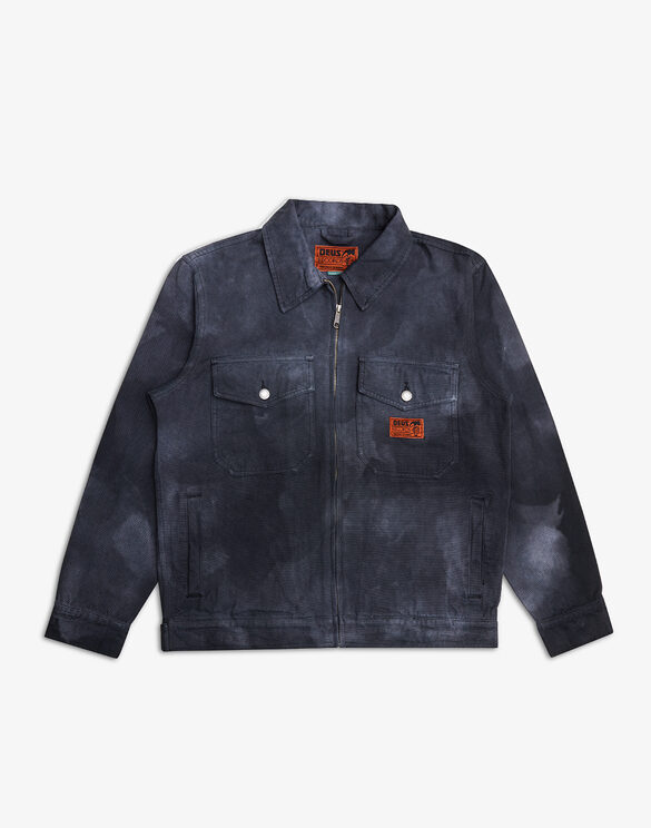 Deus Ex Machina DMP246382-Anthracite } Ortiz Tie Dye Jacket Anthracite Men Jackets