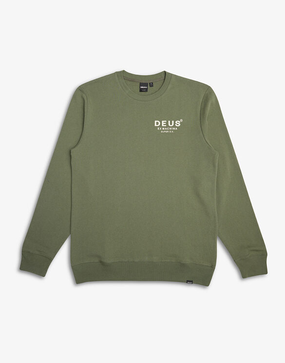 Deus Ex Machina Men Sweaters & hoodies Chatterbox Crew Lichen Green DMP248253-Lichen Green