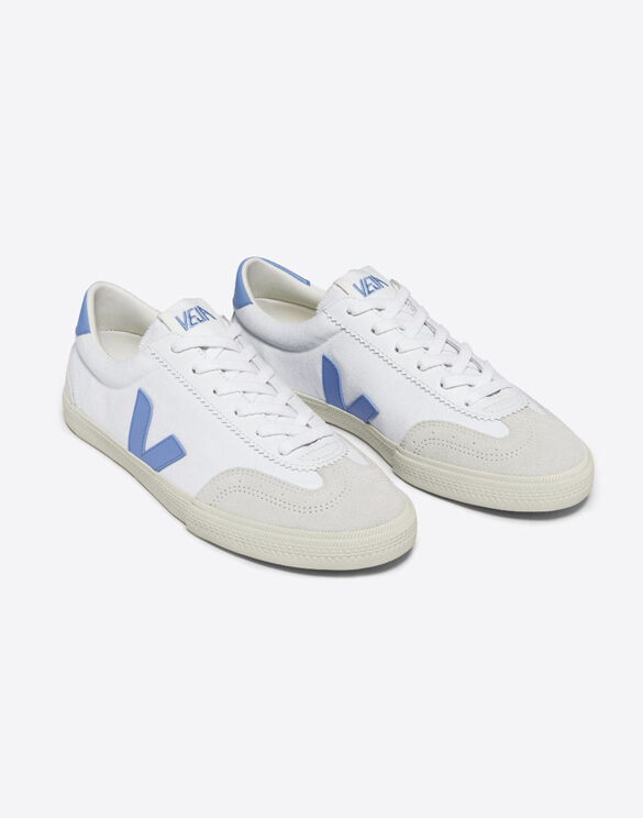 Veja Volley Canvas White Aqua