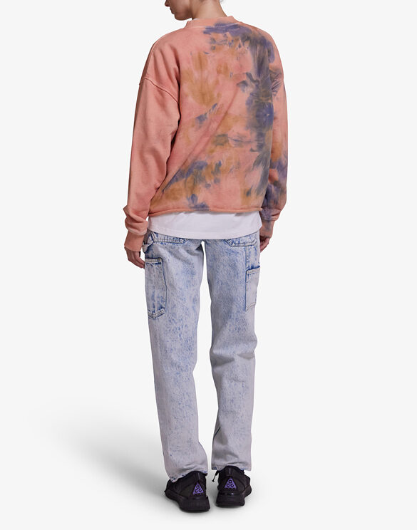 Deus Ex Machina Naised Kampsunid ja pusad Displacement Crew Mango Tie Dye Pusa DLP248331