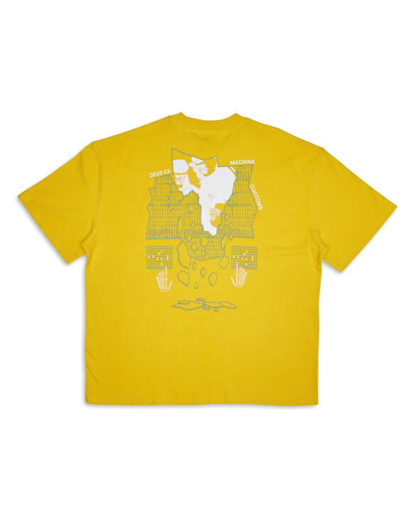 Deus Ex Machina Mehed T-särgid Primitive Learning Cyber Yellow T-Särk DMS231191A-Cyber Yellow