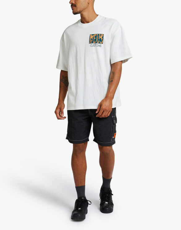 Deus Ex Machina Mehed T-särgid Full Circuit Vintage White T-Särk DMS231191C-Vintage White