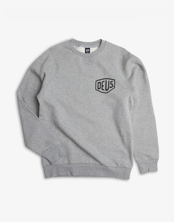 Deus Ex Machina T_DMW48259D-Grey Marle } Venice Address Crew Grey Marle Men Sweaters & hoodies