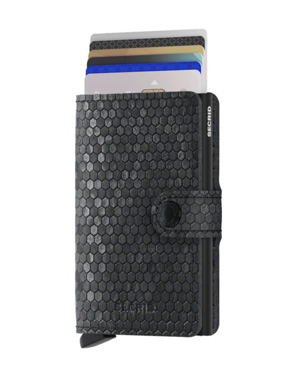 Secrid Accessories Wallets & cardholders Miniwallets Miniwallet Hexagon Black MHe-Black