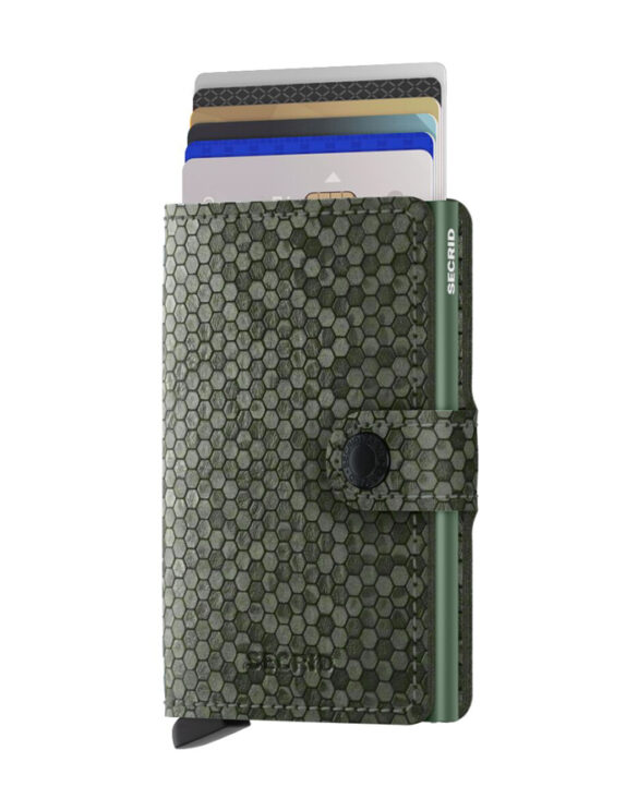 Secrid Accessories Wallets & cardholders Miniwallets Miniwallet Hexagon Green MHe-Green