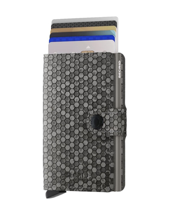 Secrid Aksessuaarid Rahakotid ja kaarditaskud Miniwallets MHe-Grey Miniwallet Hexagon Grey Rahakott