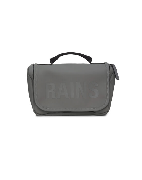 Rains 16310-13 Grey Texel Wash Bag Grey Accessories Bags Cosmetic bags