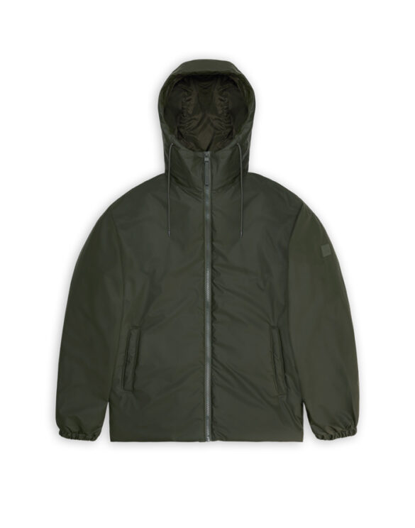 Rains 15770-03 Green Lohja Insulated Jacket Green Men Women  Outerwear Outerwear Spring and autumn jackets Spring and autumn jackets