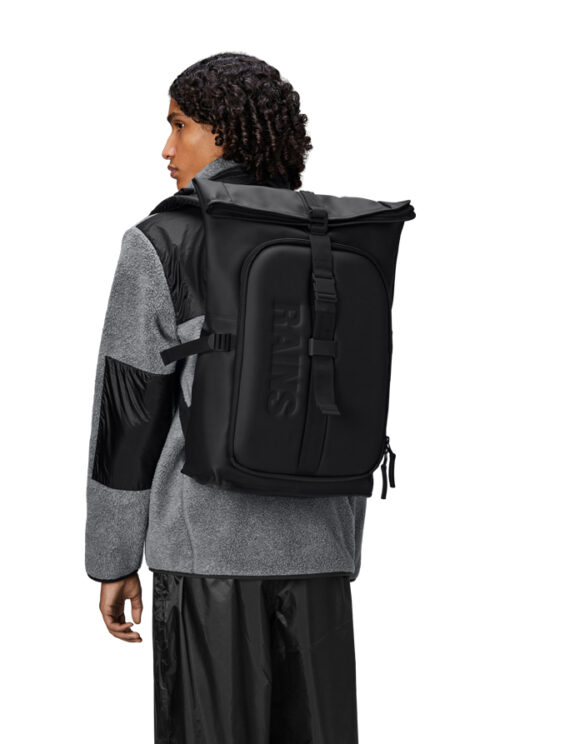 Rains 13430-01 Black Texel Moulded Backpack Black Seljakott Aksessuaarid Kotid Seljakotid