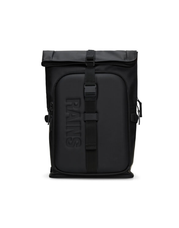 Rains 13430-01 Black Texel Moulded Backpack Black Accessories Bags Backpacks