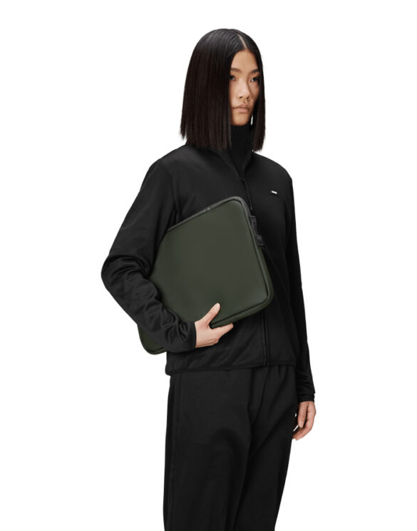 Rains 14870-03 Green Trail Laptop Case 15"/16" Green Sülearvuti Ümbris Aksessuaarid Kotid Sülearvuti kotid
