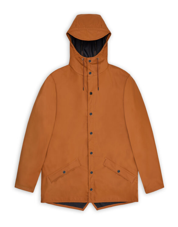 Rains 12010-63 Rust Jacket Rust Men Women  Outerwear Outerwear Rain jackets Rain jackets