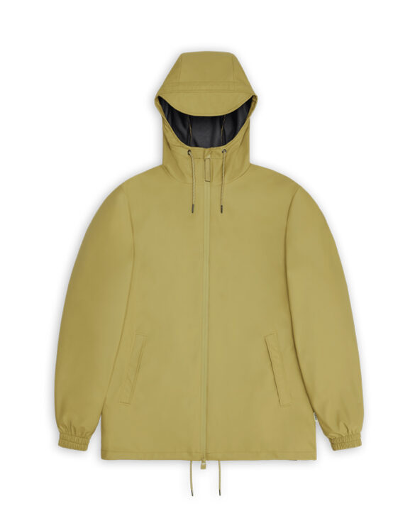 Rains 18370-44 Khaki Storm Breaker Khaki Men Women  Outerwear Outerwear Rain jackets Rain jackets