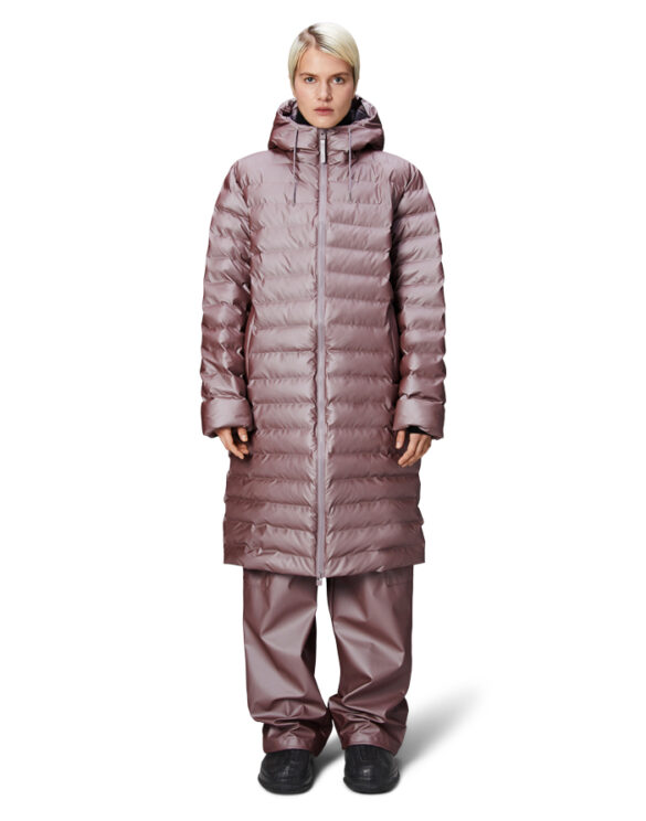 Rains 15830-37 Muse Lohja Longer Puffer Jacket Muse Jope Mehed Naised Ülerõivad  Kevad-sügis joped