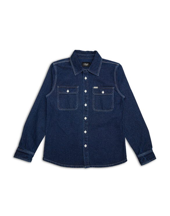 Deus Ex Machina Men Shirts Vacay Denim Shirt Blue Indigo DMF245628-BLI