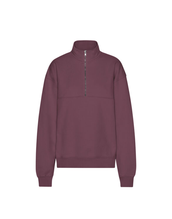 Colorful Standard Men Sweaters & hoodies Organic Quarter Zip Dusty Plum CS1014-Dusty Plum