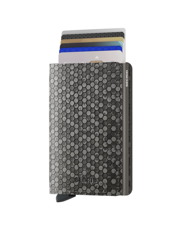 Secrid Accessories Wallets & cardholders Slimwallets Slimwallet Hexagon Grey SHe-Grey