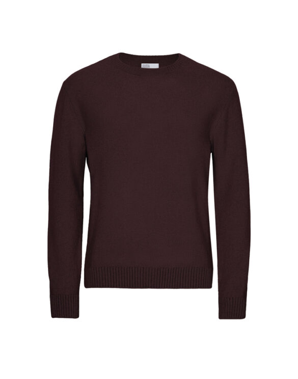 Colorful Standard Men Classic Merino Wool Crew Oxblood Red CS5083