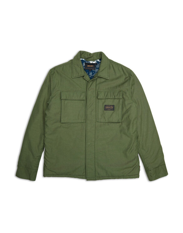 Deus Ex Machina Men Jackets Tommy Surf Overshirt Pine DMF245610-PIN