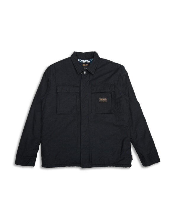 Deus Ex Machina Men Jackets Tommy Surf Overshirt Anthracite DMF245610-ATH