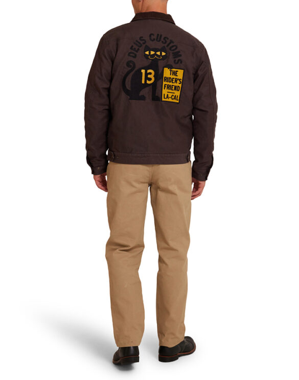 Deus Ex Machina Mehed Jakid Super Stitious Jakk Chocolate Brown DMF246553-CBR