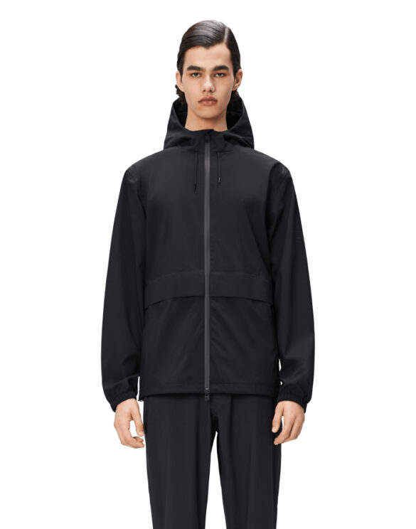 Rains 12420-01 Black Suva Hardshell Pocket Jacket Black Jakk Mehed Naised Ülerõivad  Kevad-sügis joped