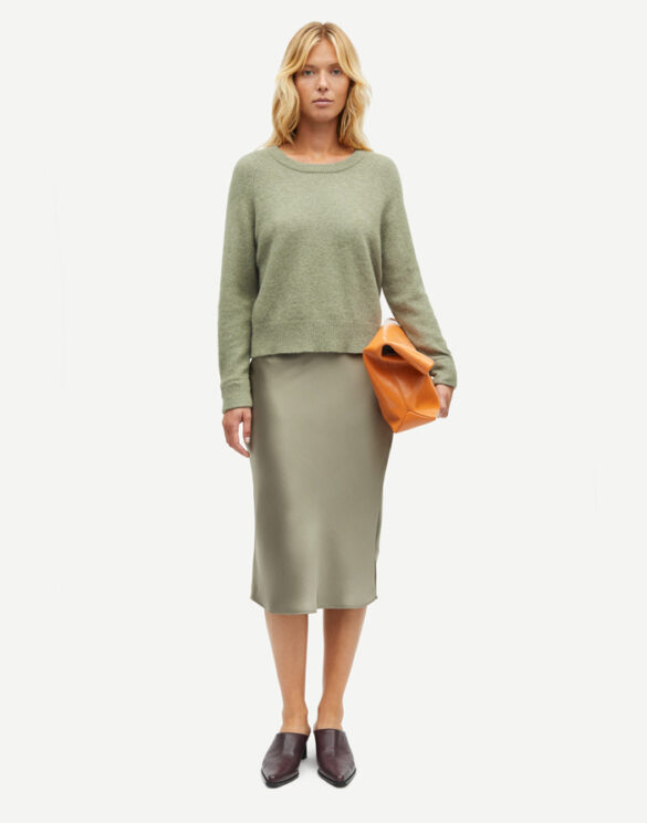 Samsøe Samsøe Women Skirts Agneta Skirt Vetiver F22300195-Vetiver
