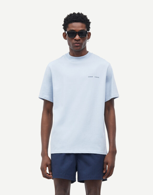 Samsøe Samsøe Men T-shirts Norsbro T-Shirt Skyway M20300010-Skyway