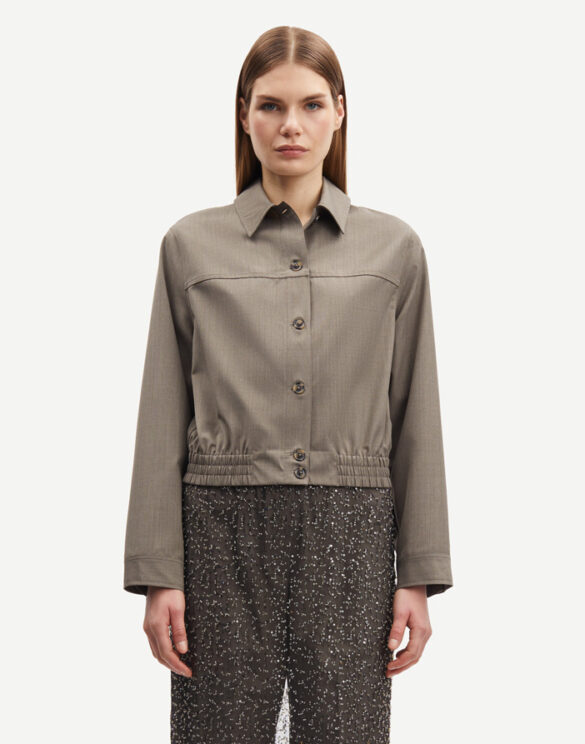 Samsøe Samsøe Women Jackets Saesmella Shirt Bungee Cord F24400130-Bungee Cord