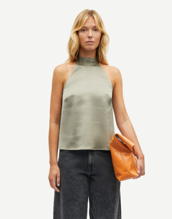 Samsøe Samsøe Women Blouses and tops Sarheo Top  Vetiver F24400164-Vetiver