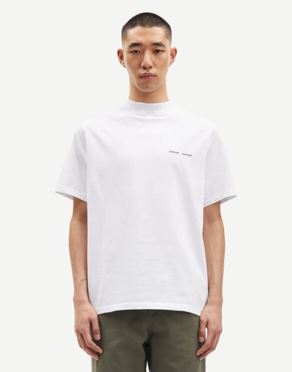 Samsøe Samsøe Men T-shirts Norsbro T-Shirt White M20300010-White