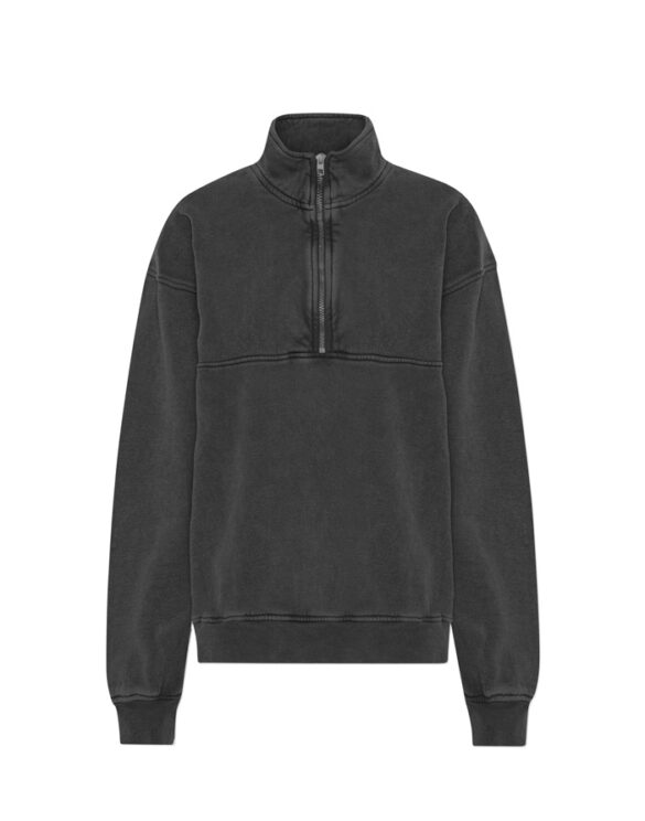 Colorful Standard Organic Quarter Zip Faded Black Dressipluus CS1014-Faded Black