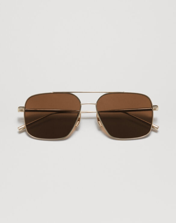 Chimi Sunglasses Aviator Brown Sunglasses