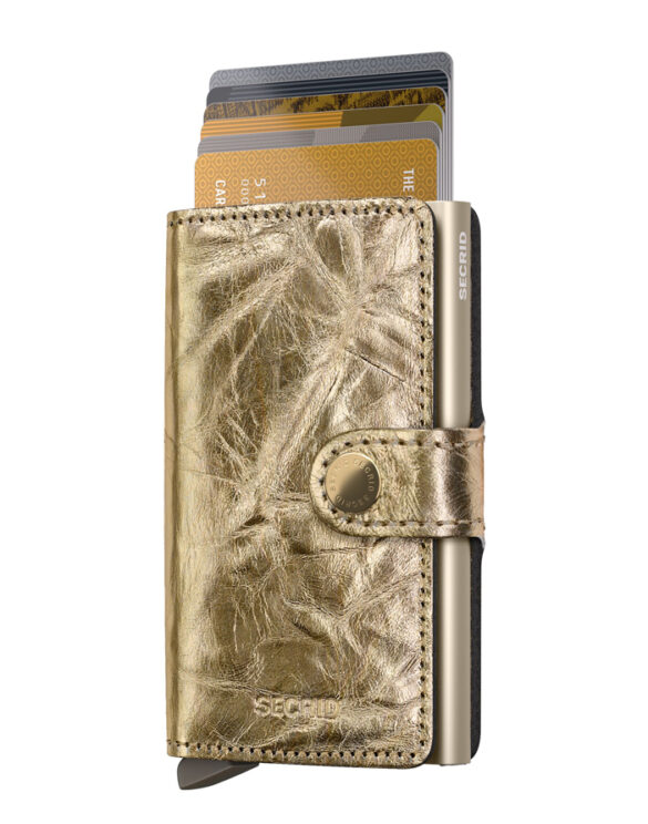 Secrid Accessories Wallets & cardholders Miniwallets Miniwallet Crunch Gold MCr-Gold