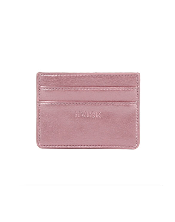 Hvisk 2502-010-010400 Cardholder Shiny Structure Rouge Pink Accessories Wallets & cardholders Card holders