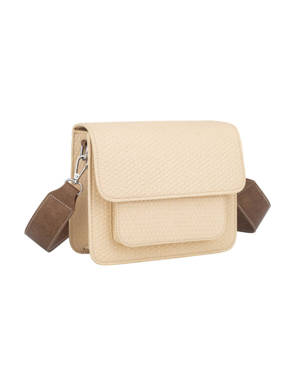 Hvisk Accessories Bags Crossbody bags Cayman Pocket Raffia Structure Raffia Sand 2502-013-011900