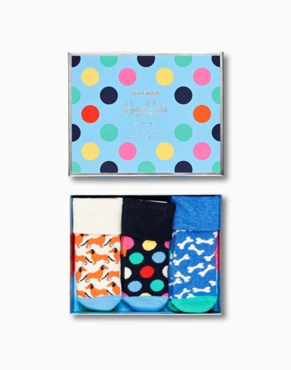 Kids Dog Sock Kinkekomplekt Happy Socks
